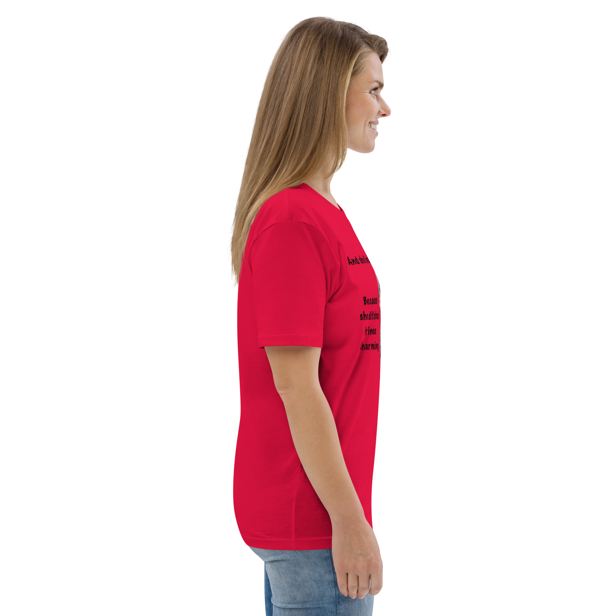 "DITCHED PRINCE CHARMING & GOT A SPHYNX CAT" ECO TEE