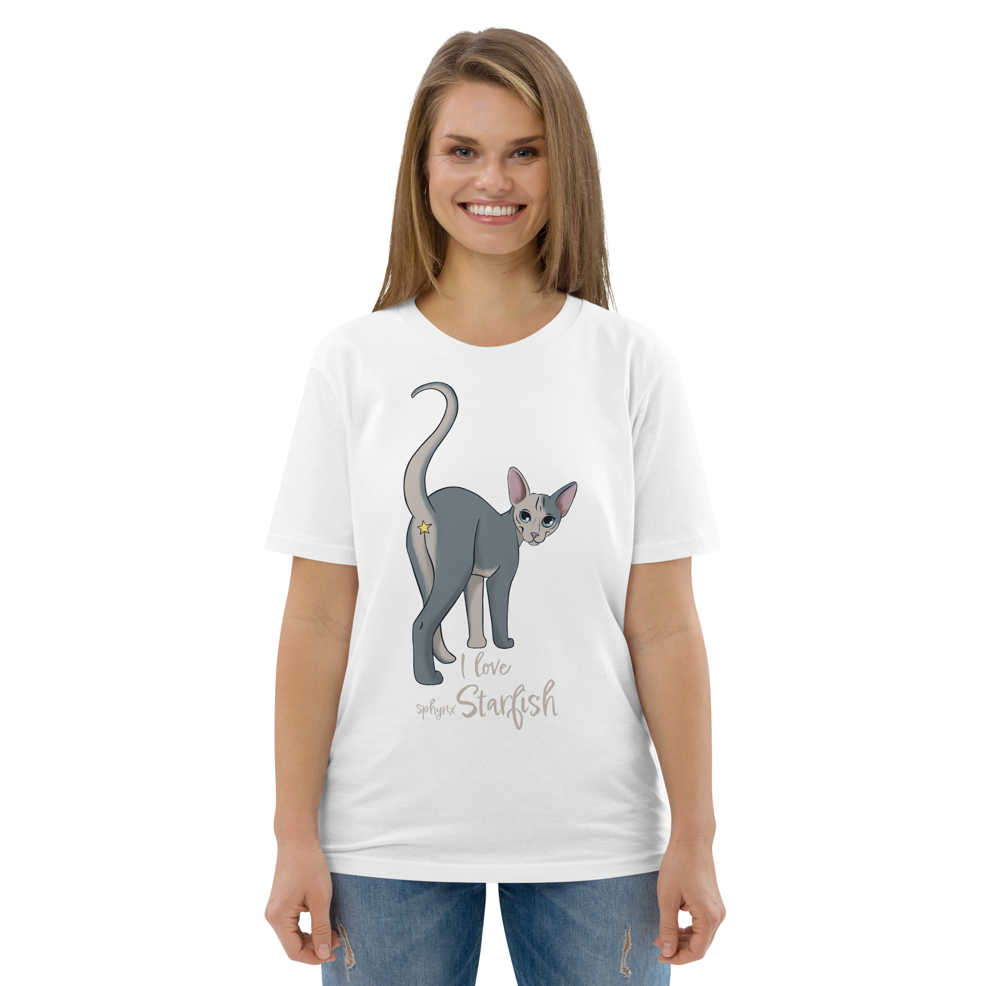 "I LOVE SPHYNX STARFISH" UNISEX ECO TEE