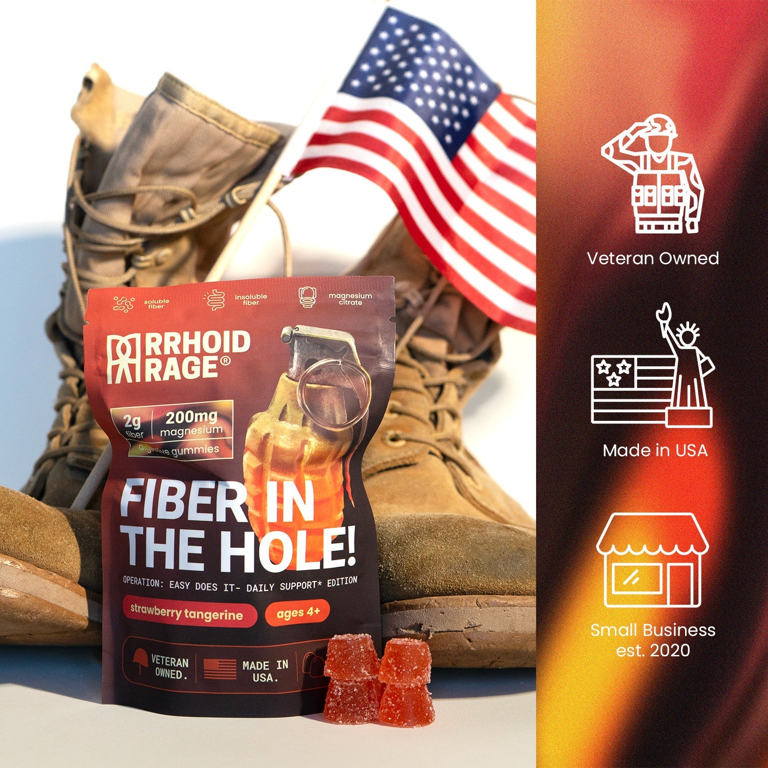 Fiber and Magnesium Gummies - Vitamins & Supplements image