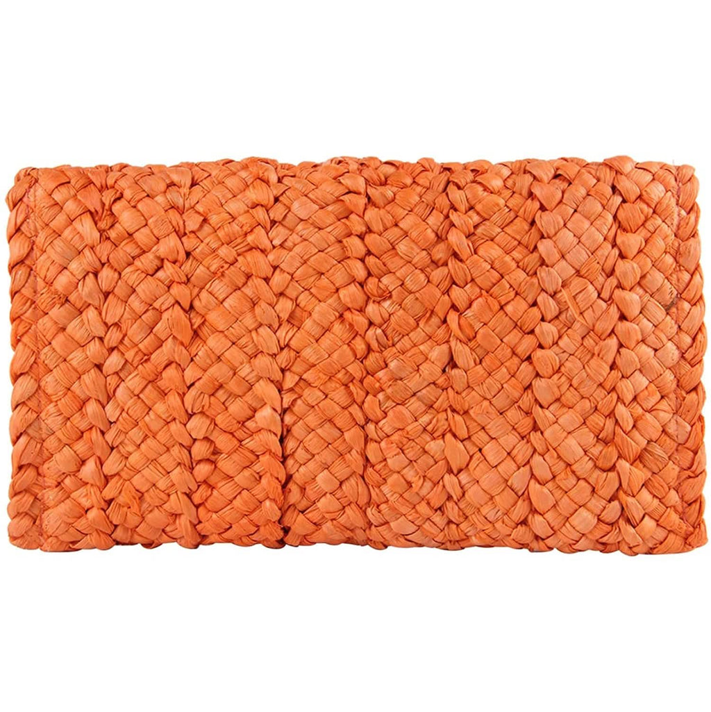 Women's Straw Clutch Purse