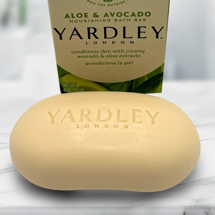 4oz Yardley London Nourishing Bath Soap Bar Aloe & Avocado