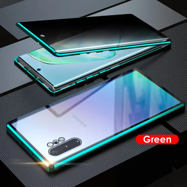 Privacy Screen Protector Case for Samsung Galaxy - Anti-Spy Magnetic Phone Case